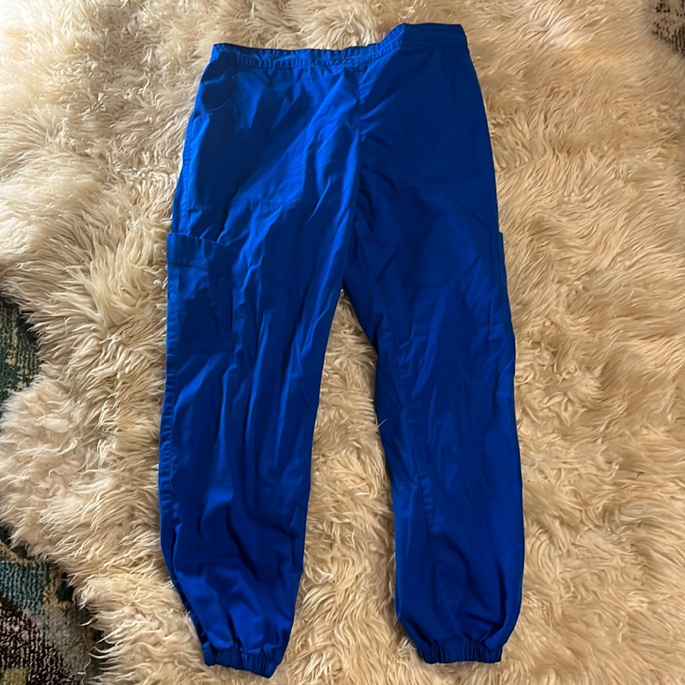 Medgear L royal blue scrub joggers